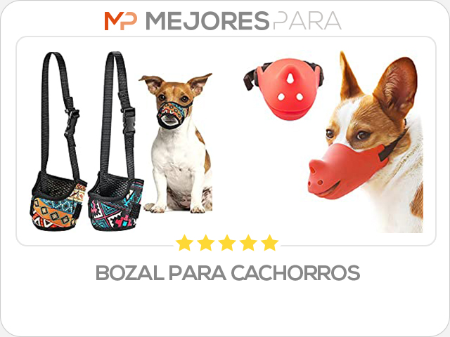 bozal para cachorros