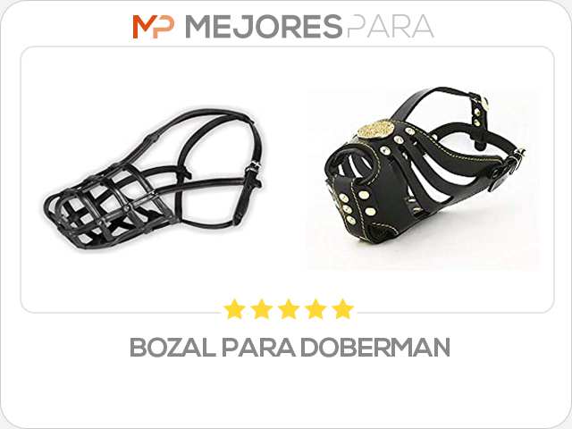 bozal para doberman