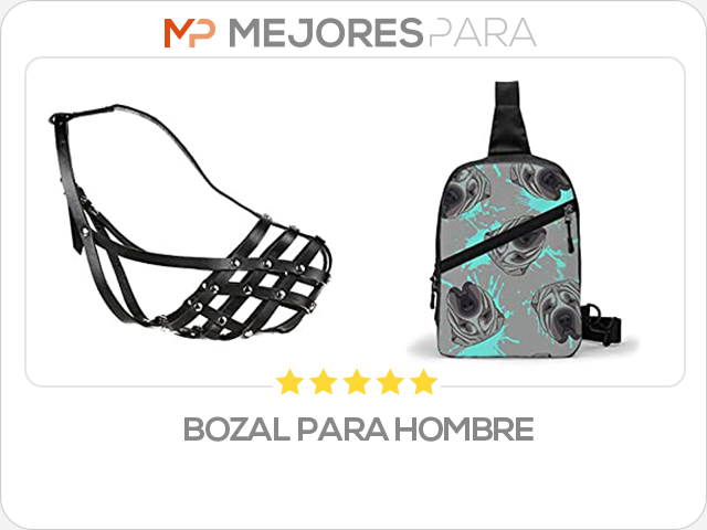 bozal para hombre