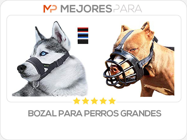 bozal para perros grandes