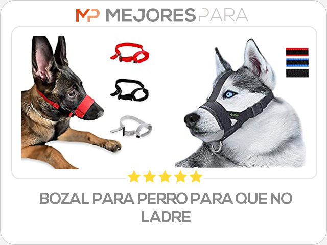 bozal para perro para que no ladre