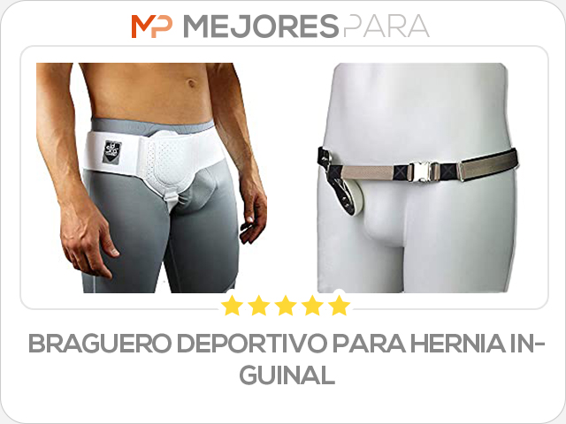 braguero deportivo para hernia inguinal