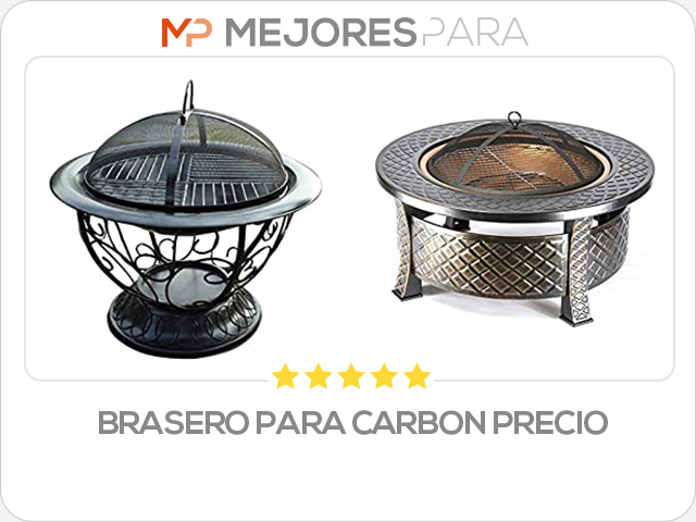 brasero para carbon precio