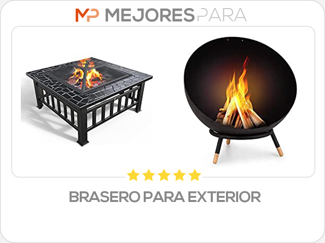 brasero para exterior