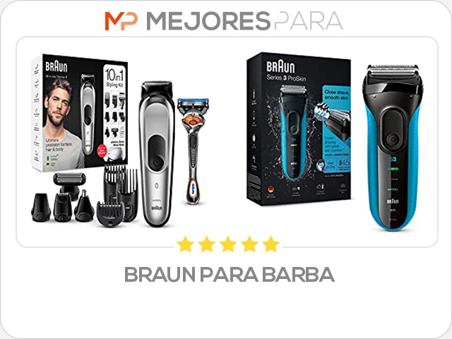 braun para barba