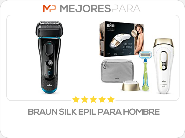 braun silk epil para hombre