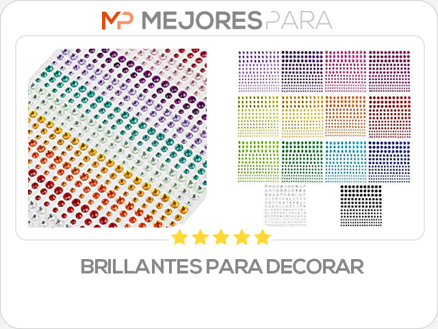 brillantes para decorar