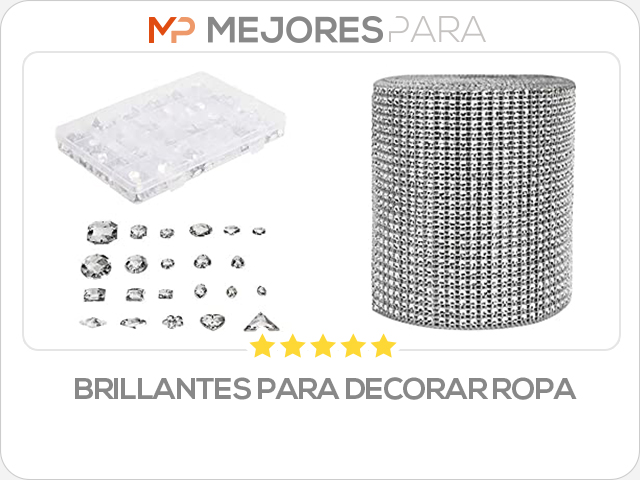 brillantes para decorar ropa