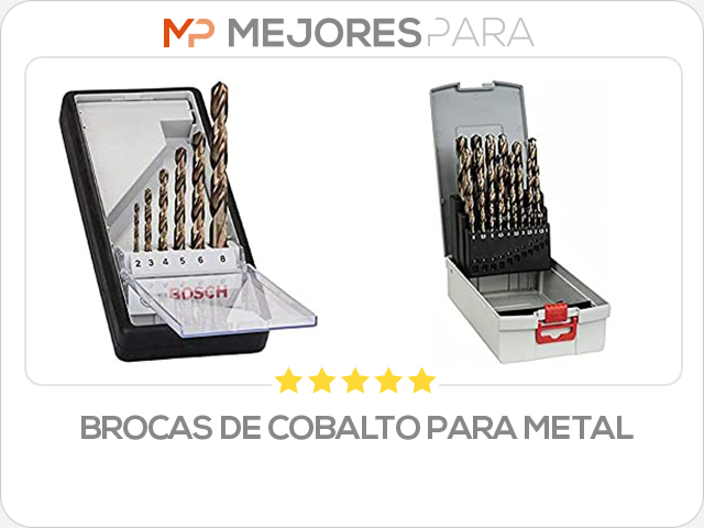 brocas de cobalto para metal