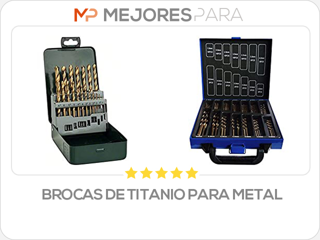 brocas de titanio para metal