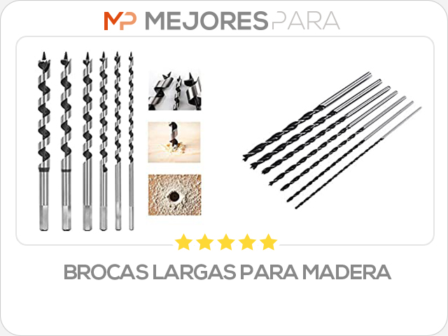 brocas largas para madera