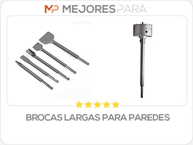 brocas largas para paredes