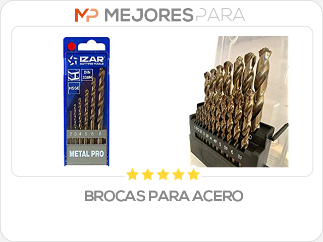 brocas para acero