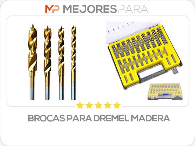 brocas para dremel madera