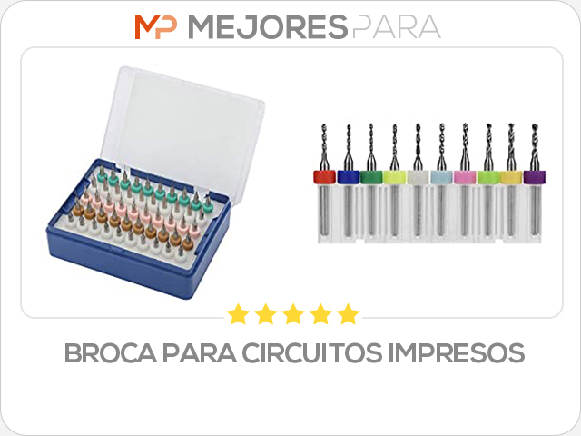 broca para circuitos impresos