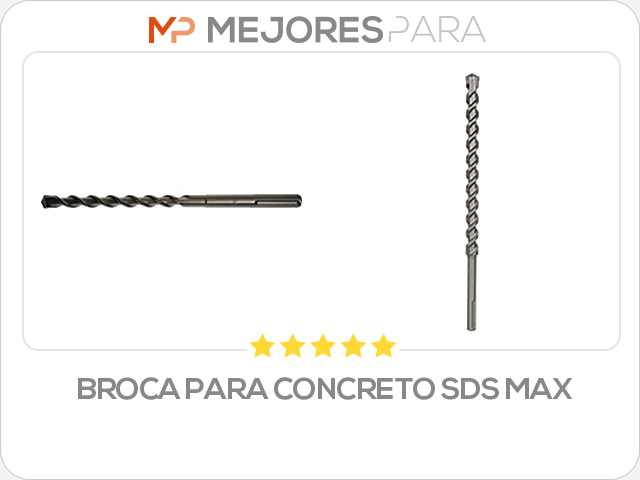 broca para concreto sds max