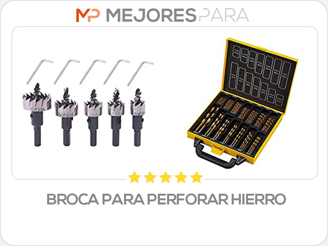 broca para perforar hierro