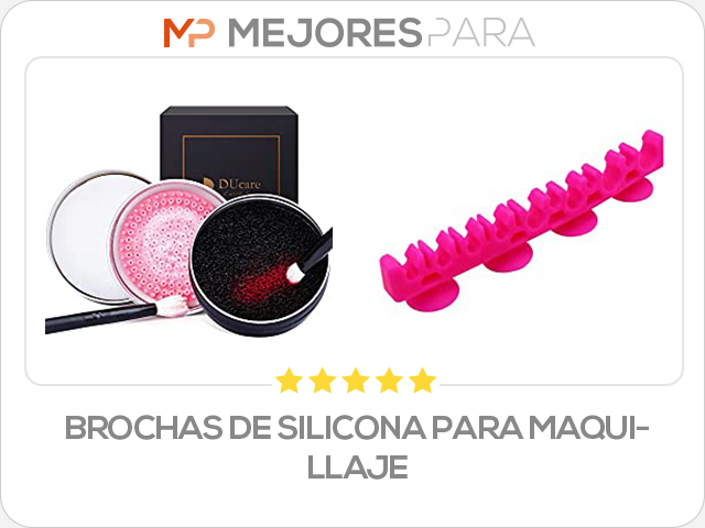 brochas de silicona para maquillaje