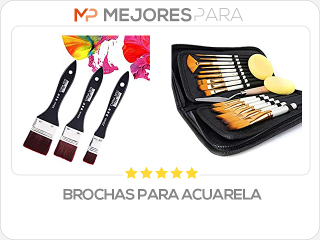 brochas para acuarela