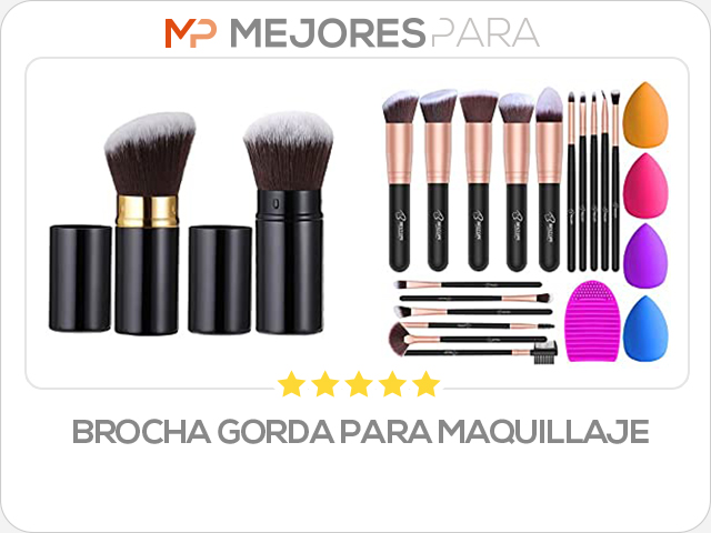 brocha gorda para maquillaje