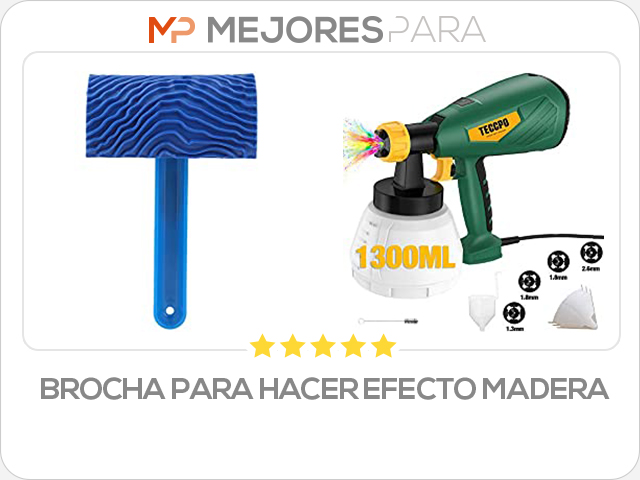 brocha para hacer efecto madera