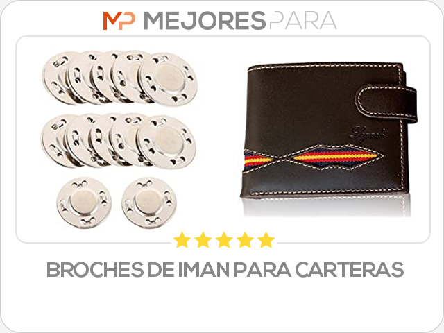 broches de iman para carteras