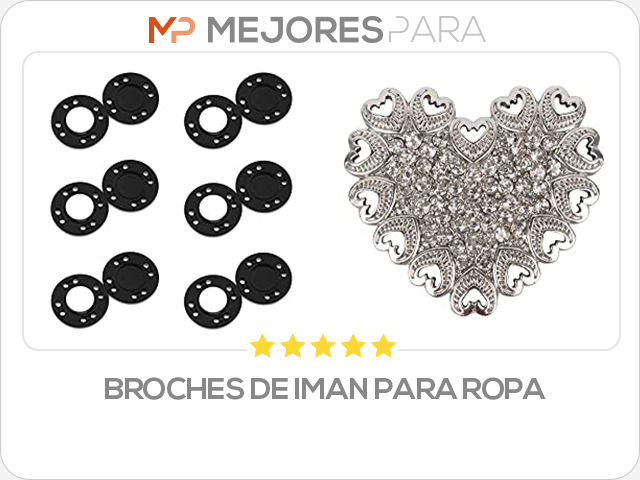 broches de iman para ropa