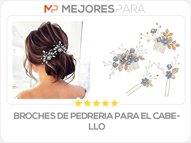 broches de pedreria para el cabello