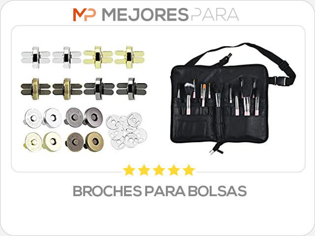 broches para bolsas