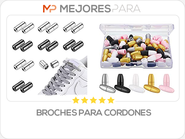 broches para cordones