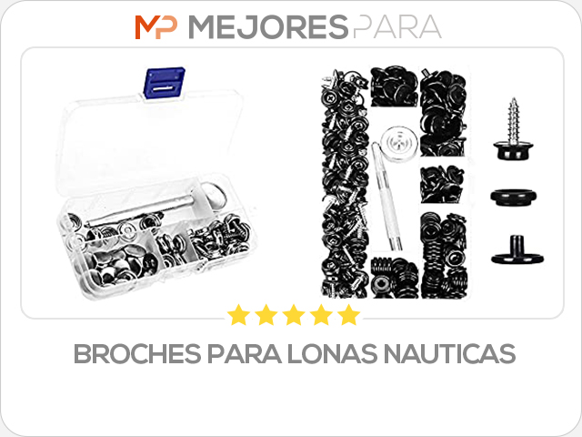 broches para lonas nauticas