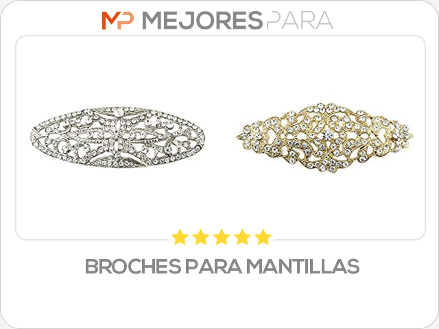 broches para mantillas