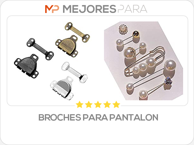 broches para pantalon