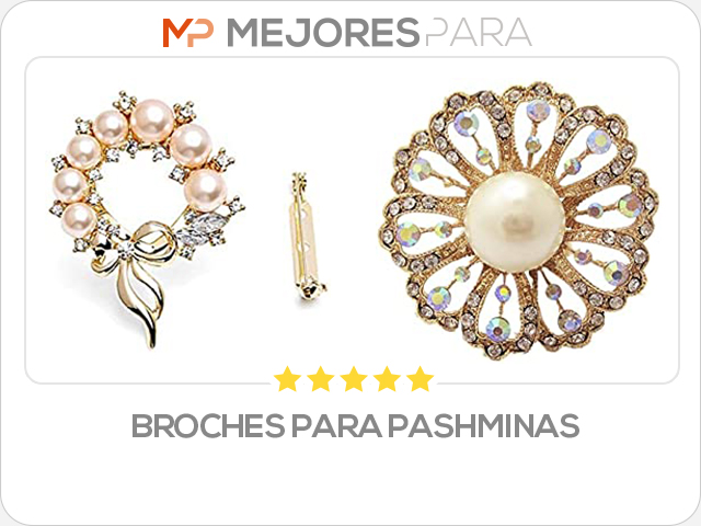 broches para pashminas