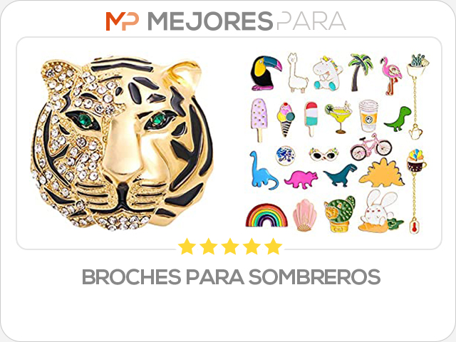 broches para sombreros