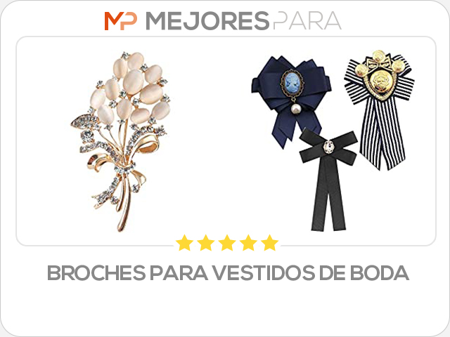 broches para vestidos de boda