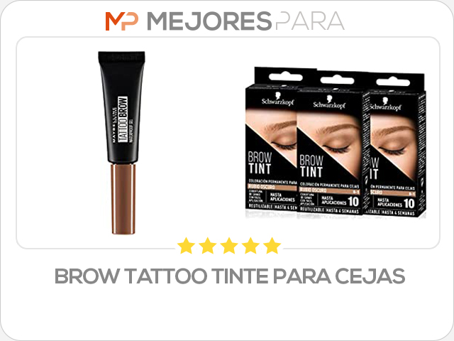 brow tattoo tinte para cejas