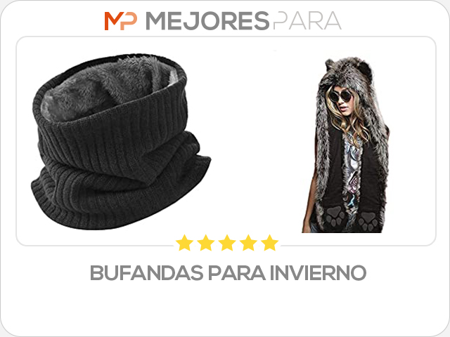 bufandas para invierno