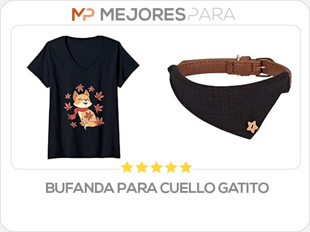 bufanda para cuello gatito