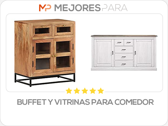 buffet y vitrinas para comedor