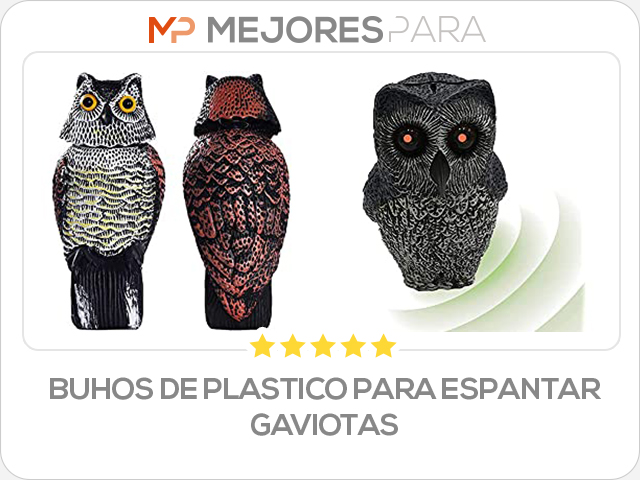 buhos de plastico para espantar gaviotas