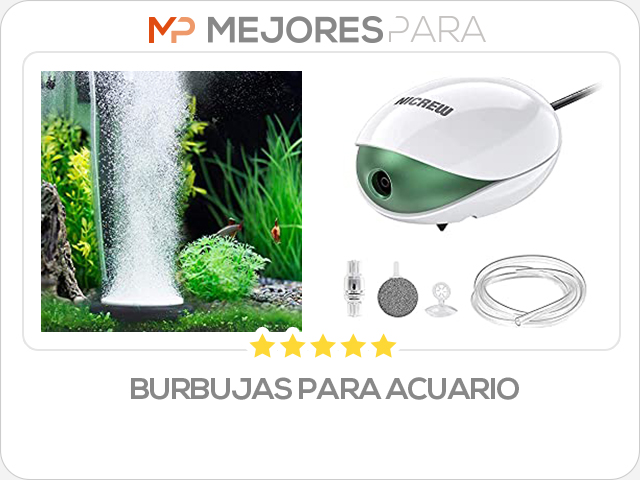 burbujas para acuario