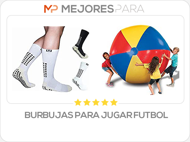 burbujas para jugar futbol