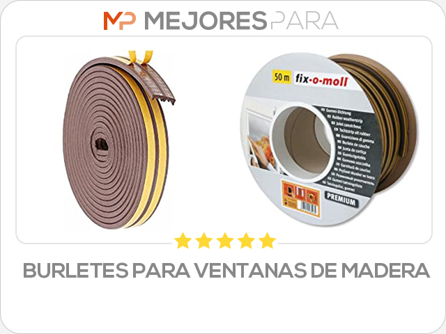 burletes para ventanas de madera