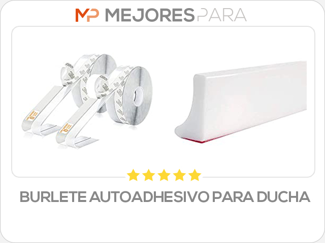 burlete autoadhesivo para ducha