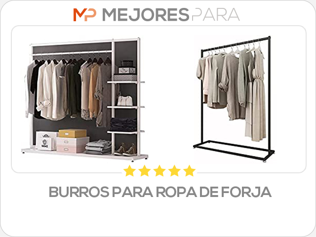 burros para ropa de forja