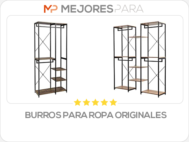 burros para ropa originales