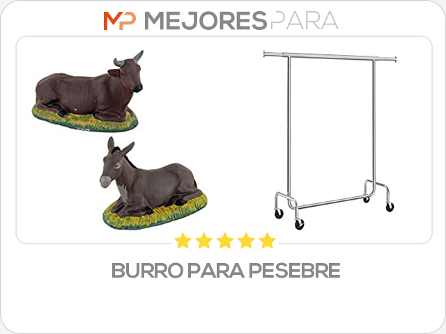 burro para pesebre