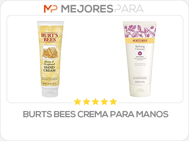 burts bees crema para manos