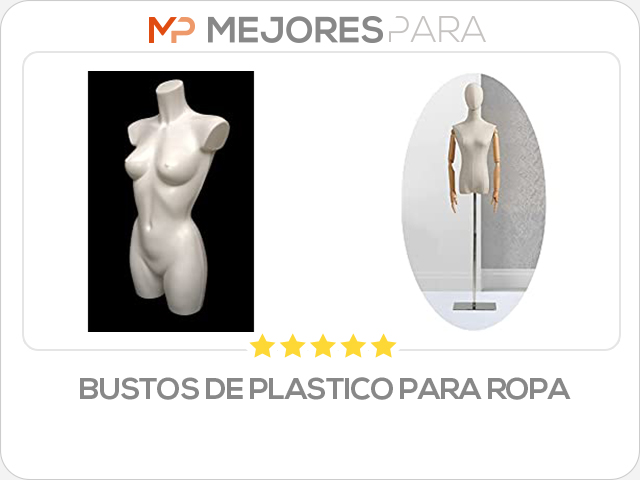 bustos de plastico para ropa